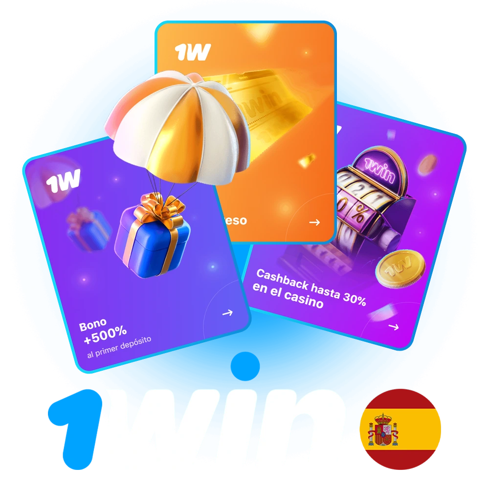 Recibe ofertas de bonos de 1win España.
