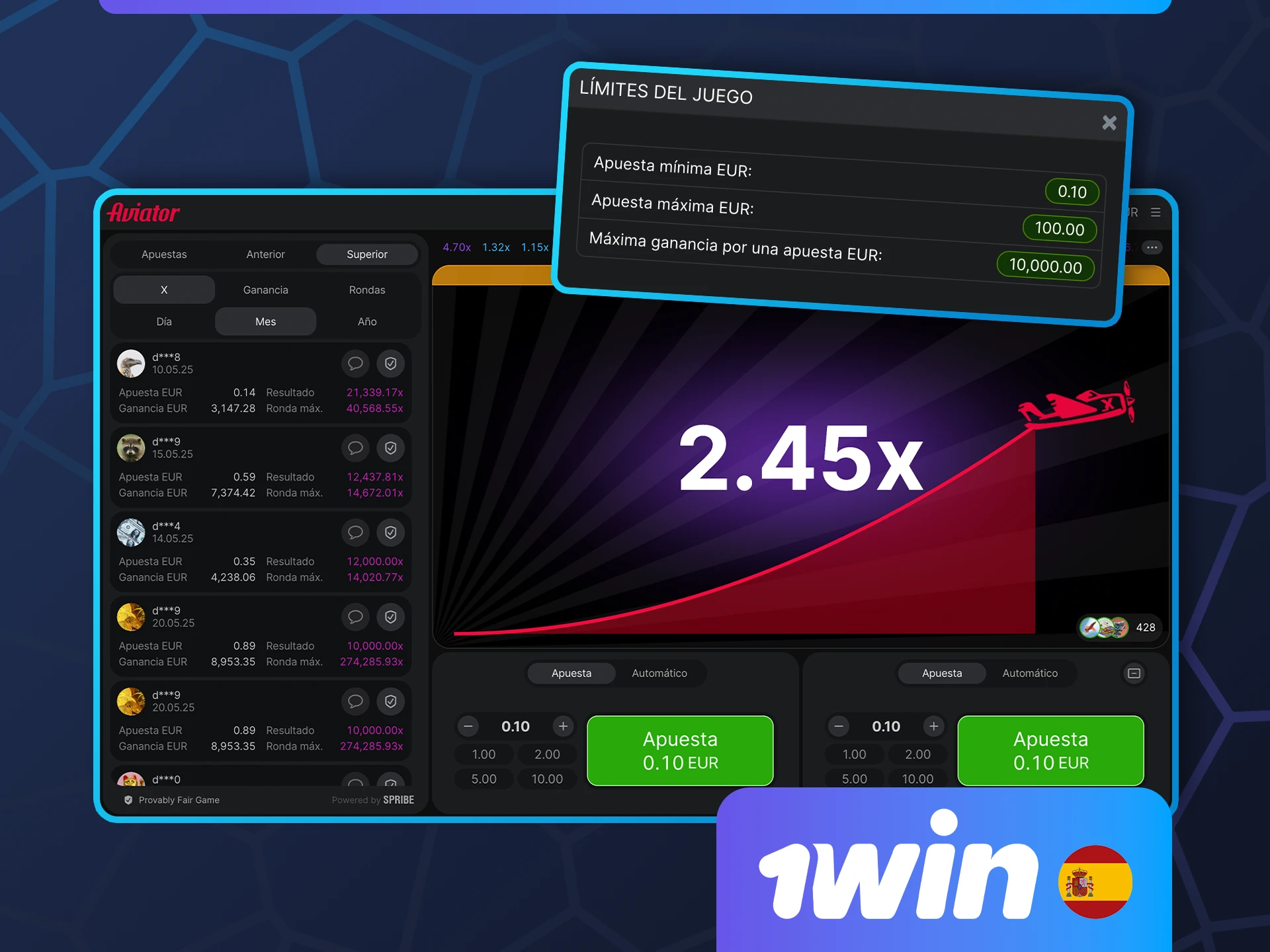 Sigue estos consejos para jugar con éxito a Aviator en 1win.