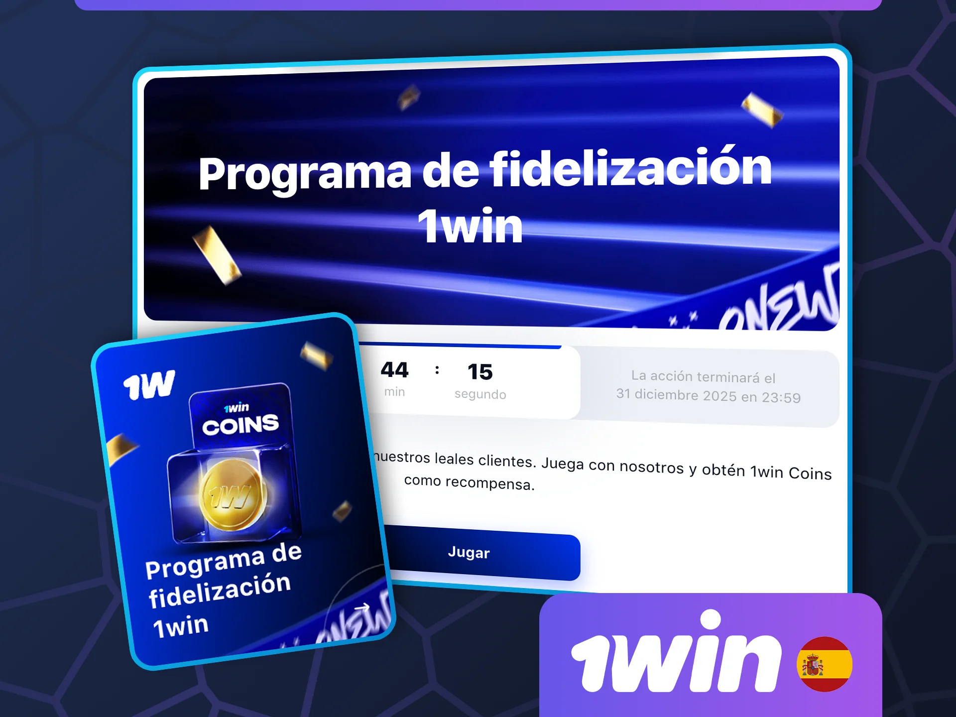 Descubre el programa de fidelidad del casino online 1win.