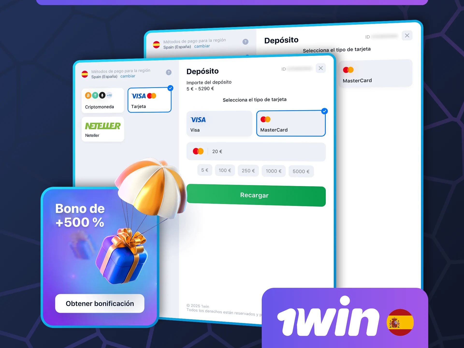 Descubra los bonos que reciben los jugadores por sus primeros depósitos en 1win.