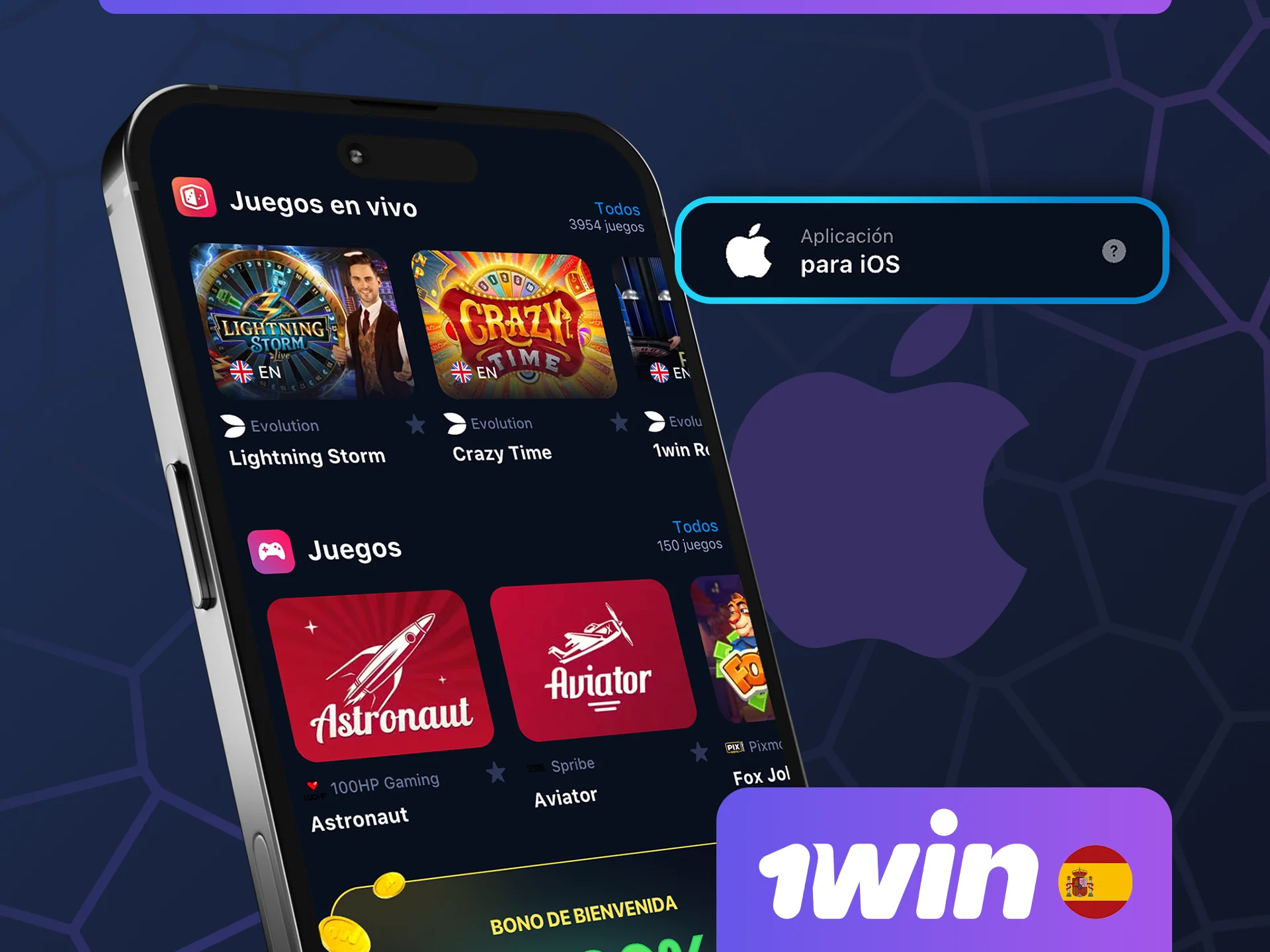 Descubre cómo instalar la aplicación 1win en iOS.