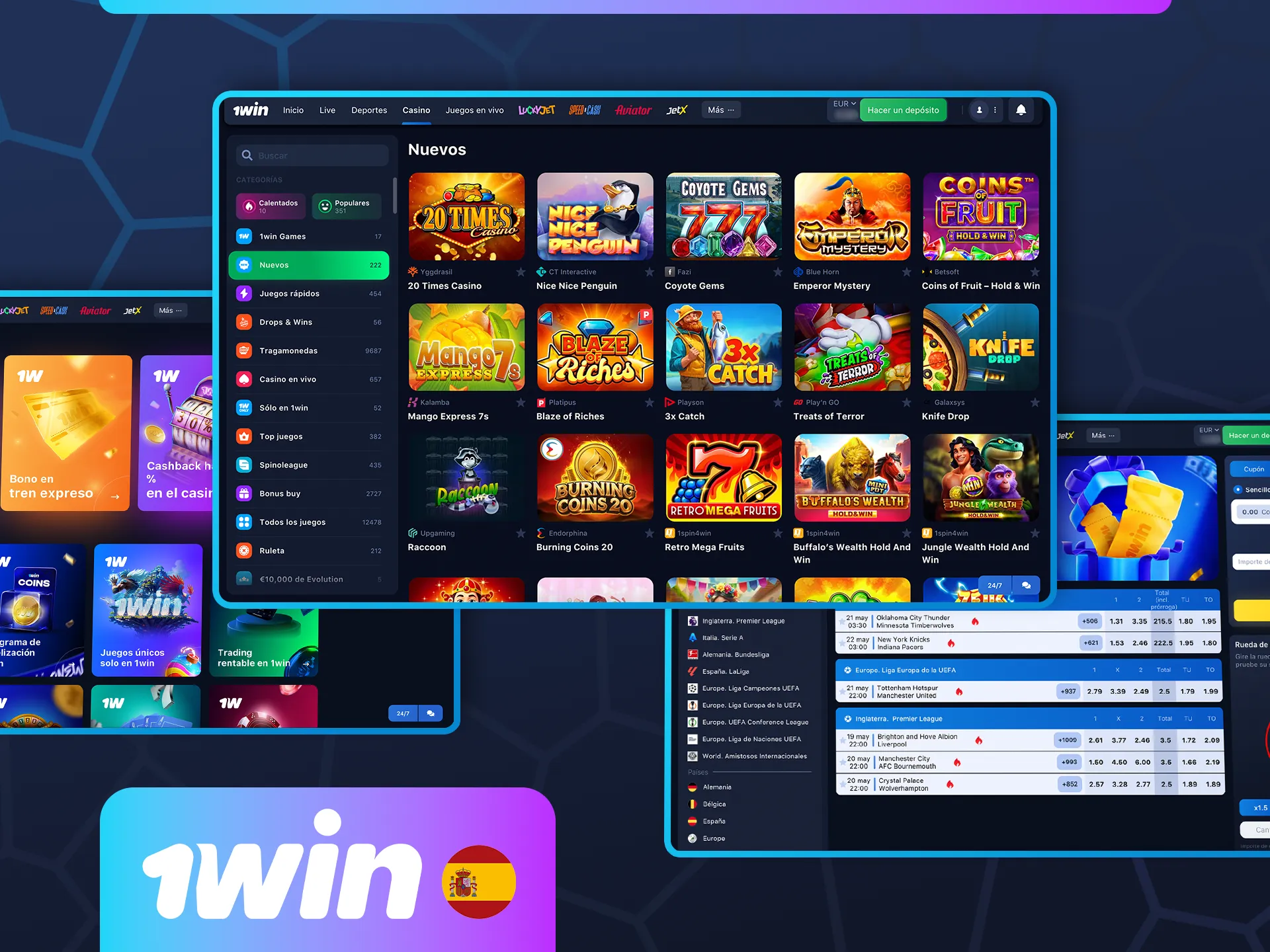 Descubre por qué los jugadores españoles deberían elegir el casino 1win.