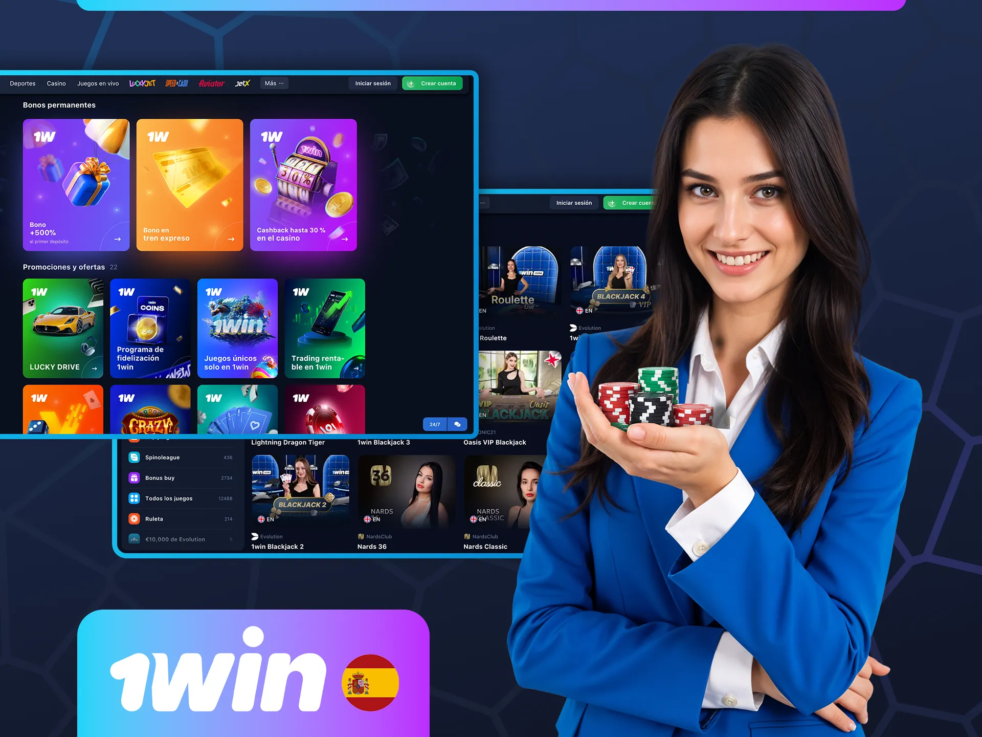 Averigua por qué los jugadores españoles eligen el casino 1win.