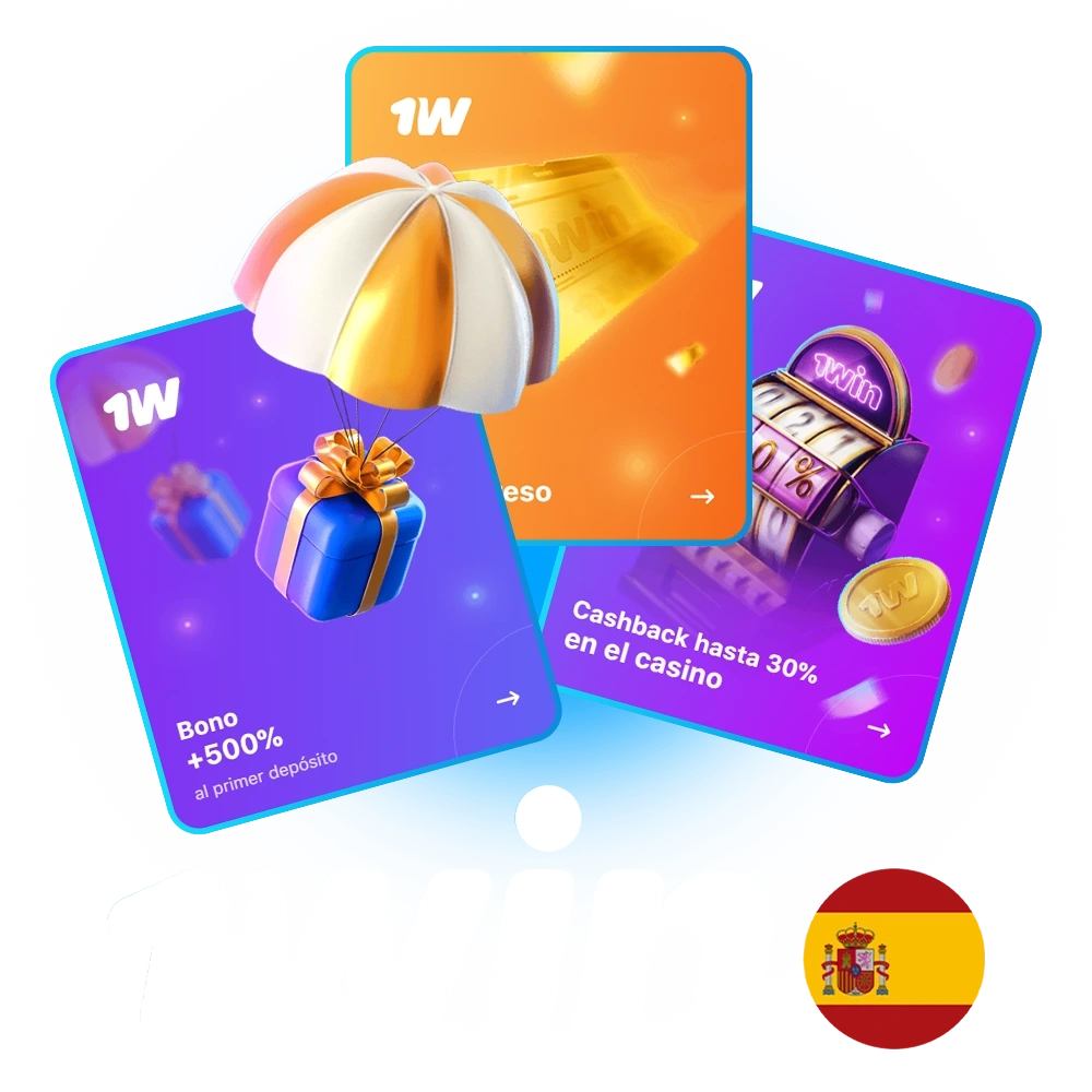 Recibe ofertas de bonos de 1win España.